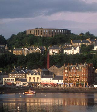 McCaig's Tower from Oban Bay